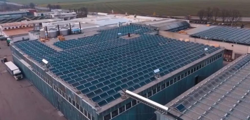 Instalación fotovoltaica industrial